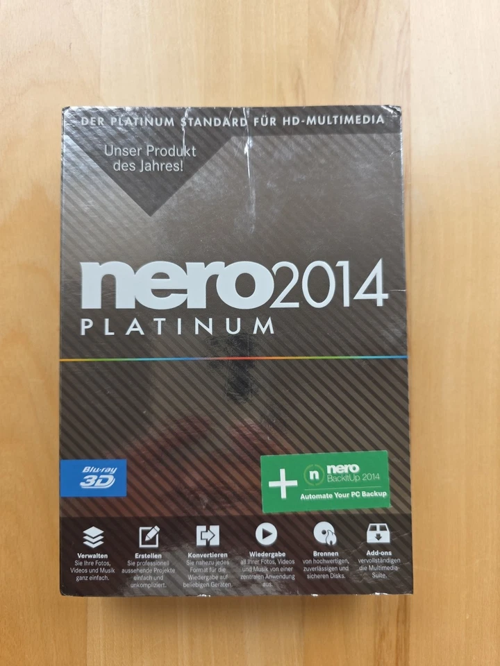 Nero 2014 Platinum Multimedia Suite PC Software WINDOWS XP,  VISTA, 7 UND 8 - Bild 1 von 4
