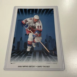 Vintage Wayne Gretzky Costacos NYR "Simply The Best" Promo Poster Karte 4x6 - Bild 1 von 4