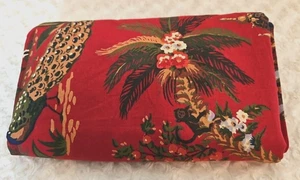 Mantel Pottery Barn Spice Route 70"x90" Red Toile asiáticos camellos elefantes - Imagen 1 de 4
