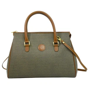 FENDI PVC 2-Wege Schulter Handtasche Braun Gold - Bild 1 von 15