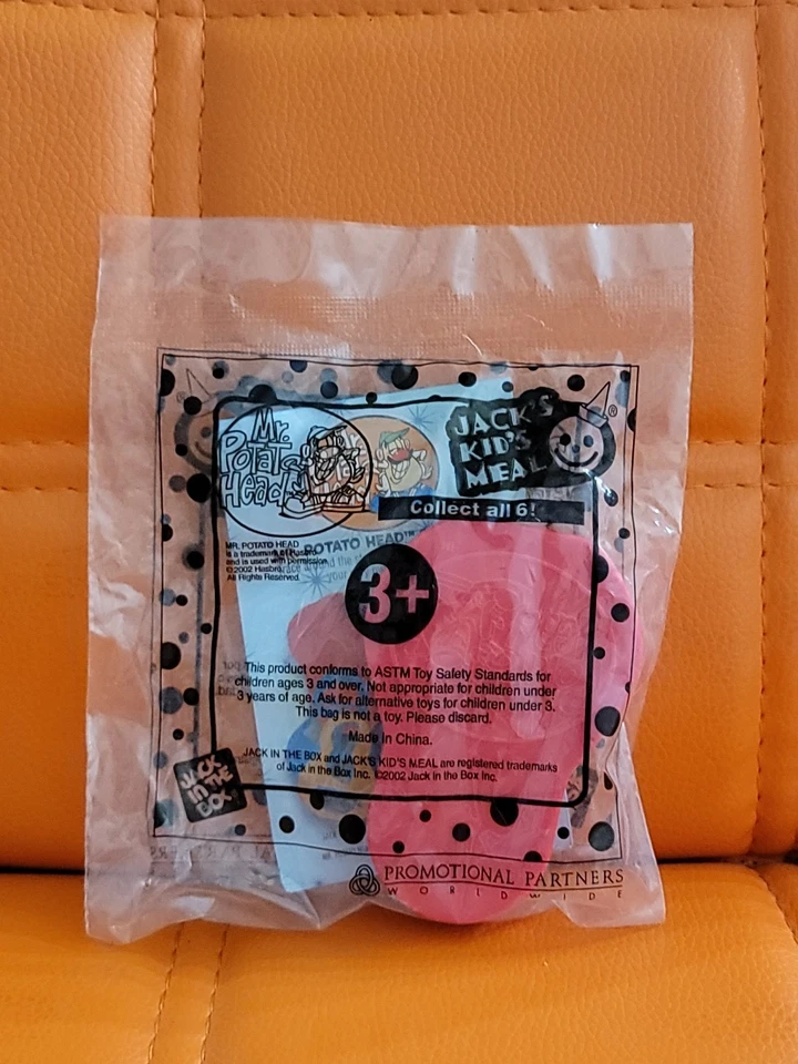 Rare 2002 Jack in the Box Jacks Kids Meal Hasbro Mr. Potato Head Stencils ~ New - Image 1 of 1