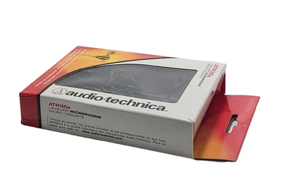 Audio-Technica ATR35s Lavalier Microphone – Clip-On, Omnidirectional, Wired - Image 1 of 3