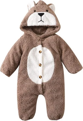 CIYCUIT Baby Boy Girl Halloween Costumes Fox Outfits 12-18 Months, P5 Bear  - Image 1 of 4