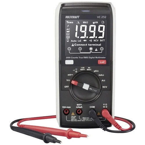 VOLTCRAFT VC232 Hand-Multimeter digital CAT III 600 V Messgerät Messwerkzeug