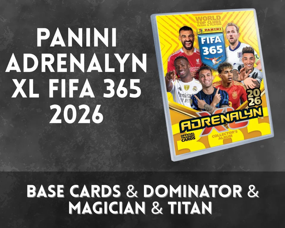 Panini Adrenalyn XL FIFA 365 2026 ⚽ FIFA 365 26 ⚽Tarjetas individuales PARA ELEGIR - Imagen 1 de 1
