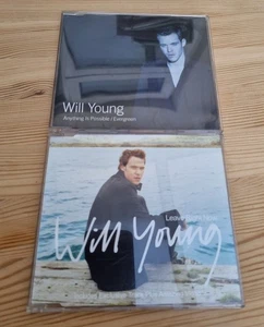 2 x Will Young CD Singles Anything is Possible/Evergreen - Leave Right Now - Picture 1 of 1