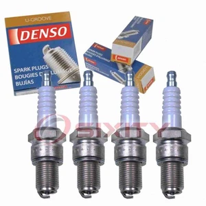 4 pc Denso Standard U-Groove Spark Plugs for 1976-1977 Renault R17 1.6L L4 ld - Picture 1 of 5