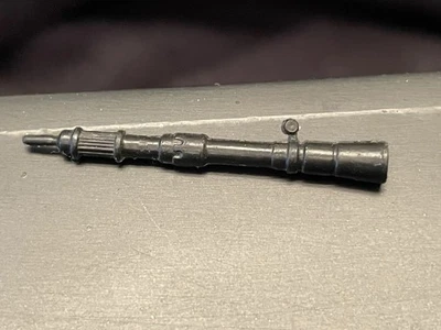 Star Wars Vintage 1983 Droopy McCool V1 Flauta Negra Instrumento Max Rebo Band Foto 1 de 4