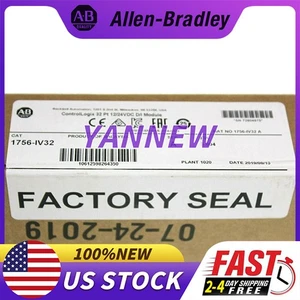 New Brand Sealed Allen-Bradley 1756-IV32 ControlLogix DC Digital Input Module - Picture 1 of 5