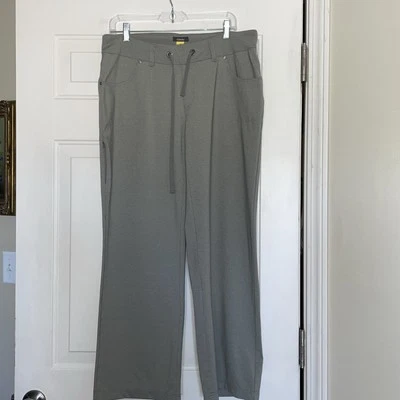 Pantalones Cabela’s para mujer con cordón cintura mezcla nailon talla grande verde salvia Foto 1 de 4