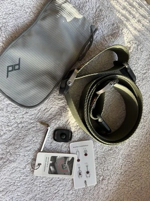 Peak Design Slide Kameragurt grün, hohe Tragkraft, wenig genutzt, neuwertig! - Bild 1 von 2