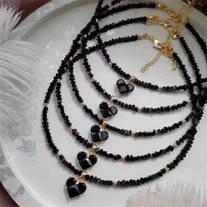 Sexy Design Boho Necklace Vintage Rhinestone Necklace Spring Summer - Picture 1 of 15