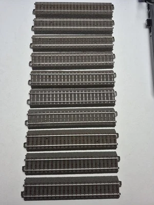 Märklin H0, 10 Pieces Straight Tracks 24172, C Track Excellent Condition - Image 1 of 4