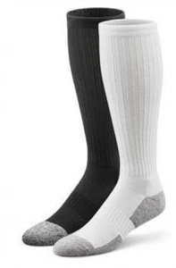 Calcetines hasta la rodilla para diabéticos Dr Comfort apoyan la forma para adaptarse sin costuras unisex NUEVOS - Imagen 1 de 4