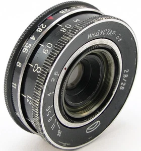 ⭐SERVICED⭐ INDUSTAR-69 28mm f/2.8 USSR Wide Angle Pancake Lens M39 MMZ-LOMO #68 - Picture 1 of 10