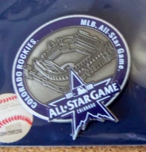 2021 AS All-Star Game pin version 1 Coors Field hosted by Colorado Rockies #'d - Picture 1 of 6
