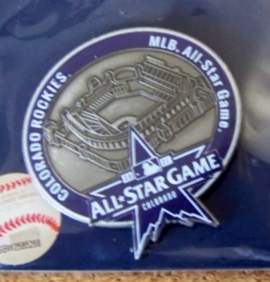 2021 AS All-Star Game pin version 1 Coors Field hosted by Colorado Rockies #'d - Image 1 of 4