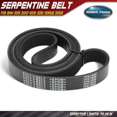 Ремень змеевик 73,09 дюйма для BMW 335i 2007-2010 335i xDrive 335is 335xi 1 серия M - Изображение 1 из 4