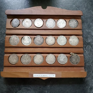 1700-1804 dollars of the Americas Chopmarked Silver Coins - Picture 1 of 24