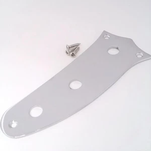 True Custom Shop® Chrome Control Plate for Fender Mustang Guitars with Screws - Picture 1 of 2