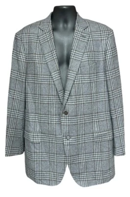 Blazer Ermenegildo Zegna MILA Fácil 100% Cachemira 44L Parches en el Codo Gris/Marrón Foto 1 de 4
