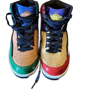 Nike Air Jordan 2 Retro Multicolor CT6244-600 Naranja Rojo Azul Para Mujer Talla 8.5 - Imagen 1 de 11