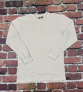 Y2K Vintage Southpole T Shirt Men’s XL Tan Waffle Knit Thermal Long Sleeve - Picture 1 of 9