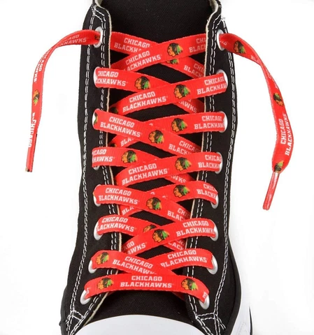 Chicago Blackhawks 54'' Shoe Laces - 1 Pair NHL Laceups Cover