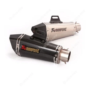 Tubo silenciador escape moto 38-51mm puntas silenciadoras universales con DB Killer - Imagen 1 de 12