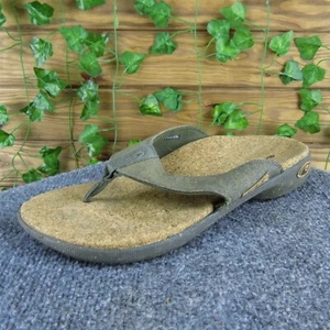 Sohle Herren Flip Flop braun Stoff Größe 12 Medium leicht gebraucht 2025 - Bild 1 von 7
