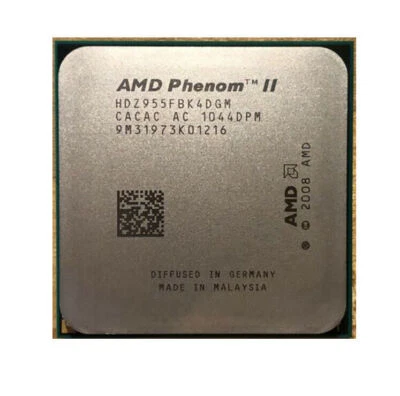 AMD Phenom II X4 955 HDZ955FBK4DGM CPU Processor Quad-Core 3.2 GHz 6M 125W - Image 1 of 2