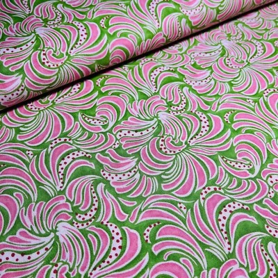 Moda Chez Mai fabric 115602 Sentimental Studios 1 YARD Modern Lily Floral Fabric - Image 1 of 4