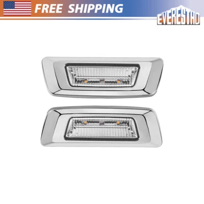 2X Apto para Kenworth T680 T880 T700 Marcador Delantero Aro Lámpara Ámbar Transparente LED Camión Foto 1 de 4