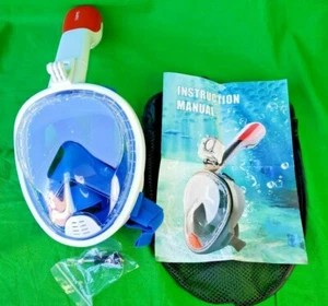 Cevapro Snorkel Mask, 4th Generation Full Face Snorkeling Mask - Picture 1 of 9