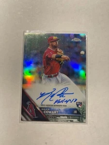 Tarjeta automática Topps Chrome KALEB COWART Angels 2016/99 - Imagen 1 de 2