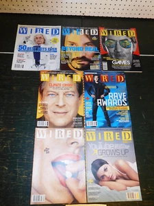 7 Vintage 2006 Wired Magazine Lot ~ (h) - Picture 1 of 10