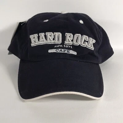 HARD ROCK CAFÉ NASSAU BAHAMAS Sombrero Gorra Ajustable Azul - 100% Algodón NUEVO con Etiquetas Foto 1 de 4