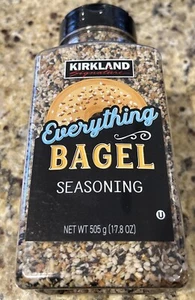 Kirkland Signature EVERYTHING BAGEL SEASONING Spice Mix 17.8 Oz - Picture 1 of 3