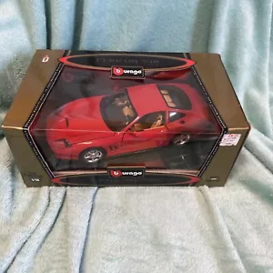 Bburago Burago 1/24 FERRARI 550 MARANELLO 1996 RED Diecast cod. 1564 NIB - Picture 1 of 9
