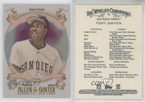 2021 Topps Allen & Ginter's Chrome Refractor Tony Gwynn #53 HOF