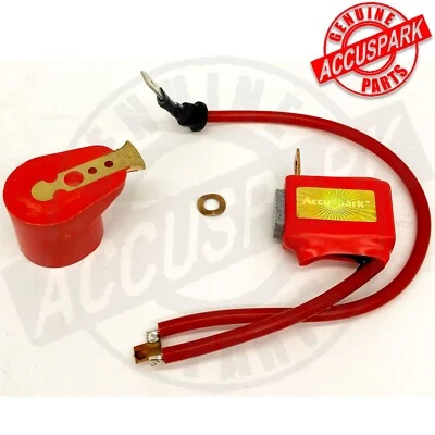 AccuSpark 43D4 45D4 electronic condenser and Accuspark red rotor - Image 1 of 4