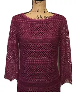 Trina Turk Women Size 4 Dress Embroidered Lace Dress NWT - Picture 1 of 11