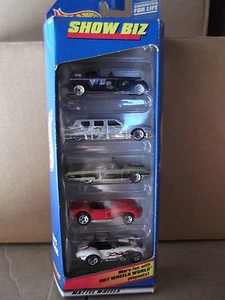1998 Hot Wheels SHOW BIZ 5 CAR GIFT SET NIP - Picture 1 of 2