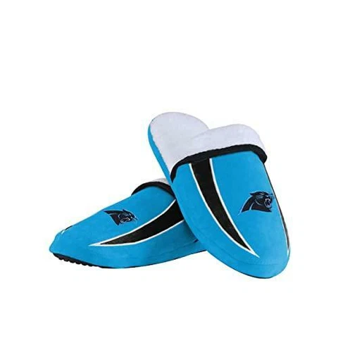 Carolina Panthers NFL Mens Sherpa Slide Slippers - XL Cover