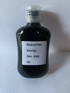 🔥Pintura negra para letreros de neón color - negro (2 oz) - Imagen 1 de 1