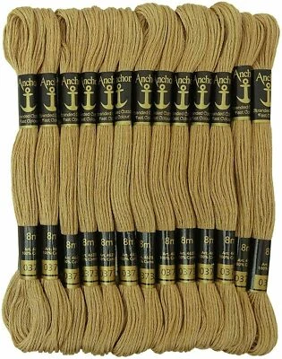 Anchor Threads Stranded Cotton Thread Hand Embroidery Cross Stitch Sewing Beige - Image 1 of 4