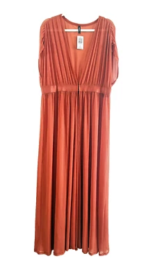 Maxi kimono de malla torrid manga corta naranja para mujer Plus 1X 14-16 nuevo Foto 1 de 4