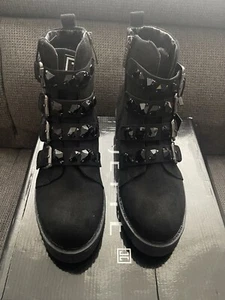 Jette Joop Stiefel Schwarz Strass Gefüttert Gr 37 (38) Neuwertig - Bild 1 von 10