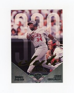 KIRBY PUCKETT 1995 Leaf 300 Club #17 Minnesota Twins