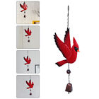  Retro Wind Chime Red Car Decor Sculpture Bird Garden Chimes The Bell